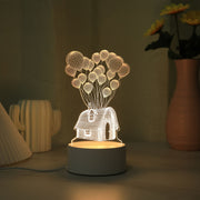 Modern 3D Balloon LED Night Light USBPowered Lamp
