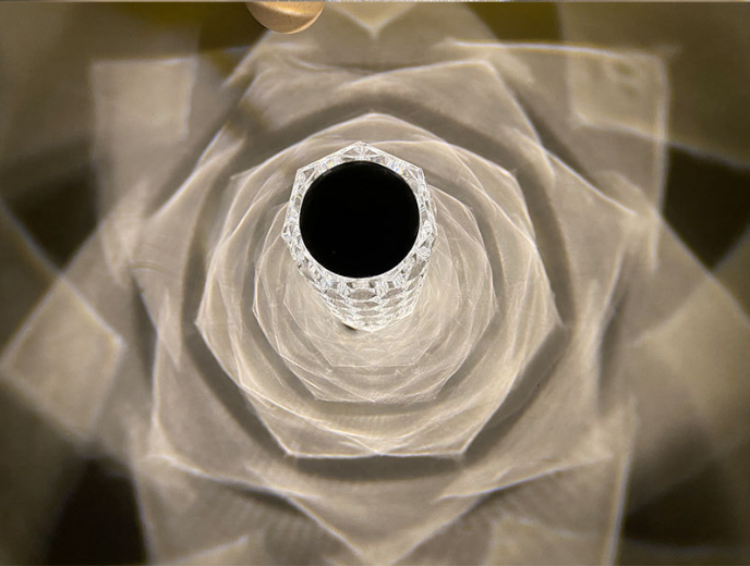 RGB Creative Rose Crystal, Lamp-Touch Control-Adjustable 16-Color