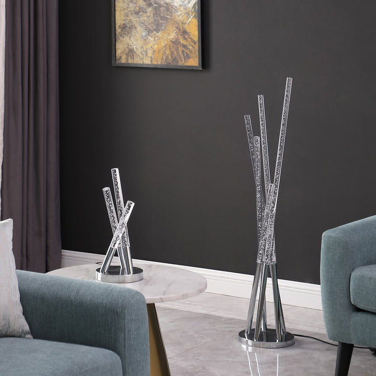 49" Silver LED Novelty Floor Lamp