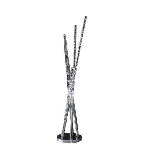 49" Silver LED Novelty Floor Lamp