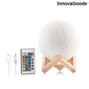 Rechargeable LED Moon Lamp Moondy InnovaGoods