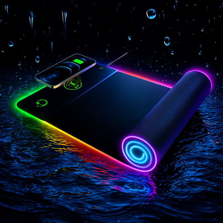 HyperGear Battle Charge Wireless Gaming Mouse Pad with Wireless