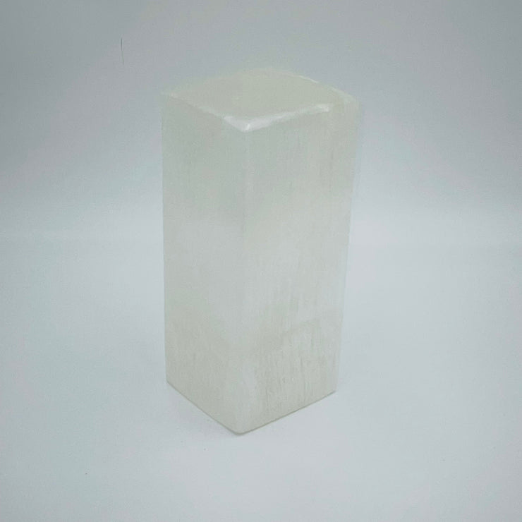 Rectangular Selenite Crystal Lamp Prime