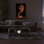 Lion Wall Art with LED Light