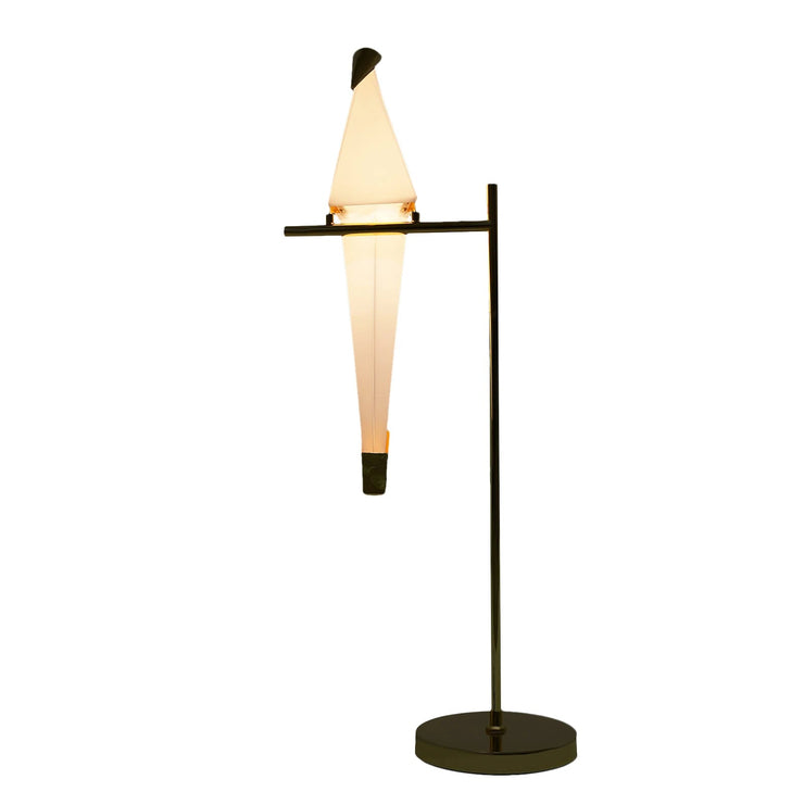 Led Bird Paper Floor Lamp Home Deco Modern Gold Standing Lamp Bedroom