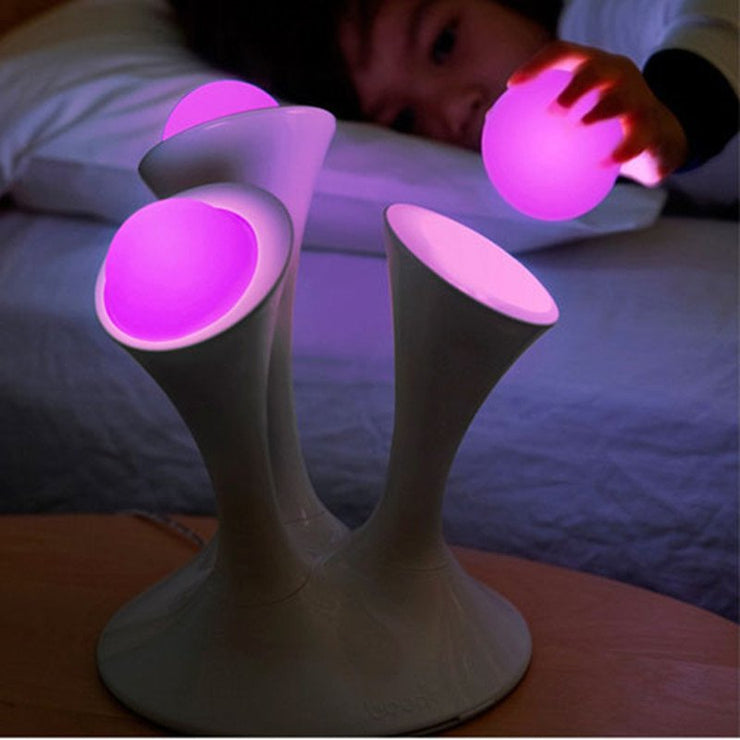 Grind Mushroom Seven Color LED Lamp