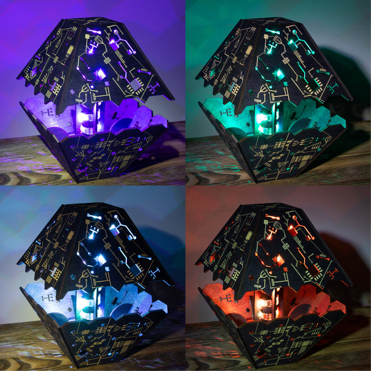 Cyberpunk Night Lamp | Separated Crystal