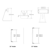 Flexible Aluminum Tablet Stand
