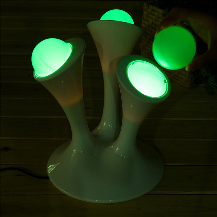 Grind Mushroom Seven Color LED Lamp
