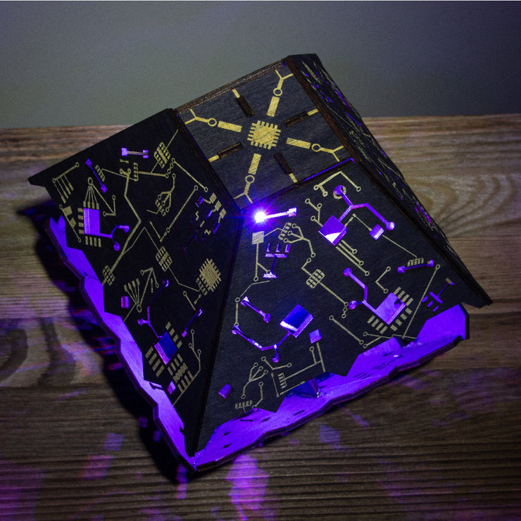 Cyberpunk Night Lamp | Separated Crystal