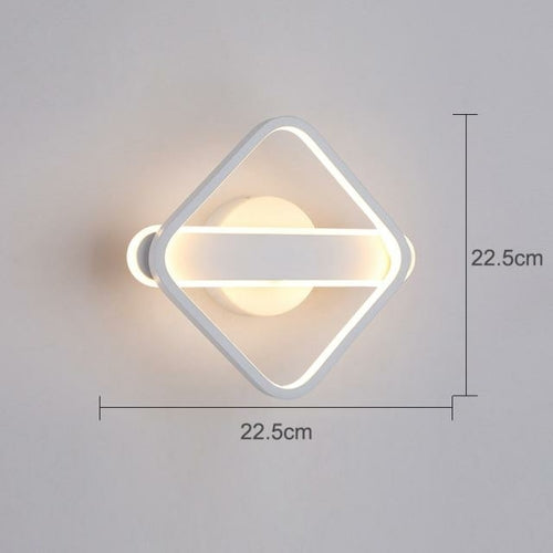 Nordic Minimalist LED Wall Lamps Living Room Bedroom Bedside Reading