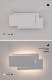 Modern Creativity LED wall lamp Simplicity aluminum Acrylic sconces