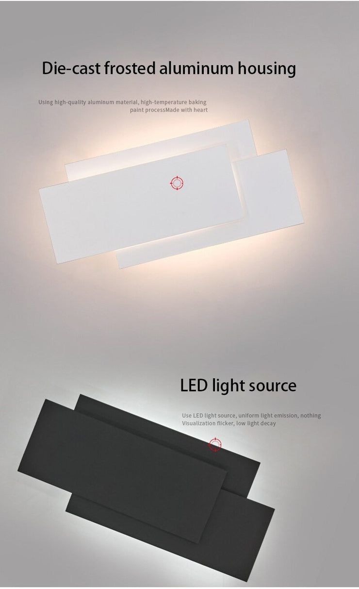 Modern Creativity LED wall lamp Simplicity aluminum Acrylic sconces