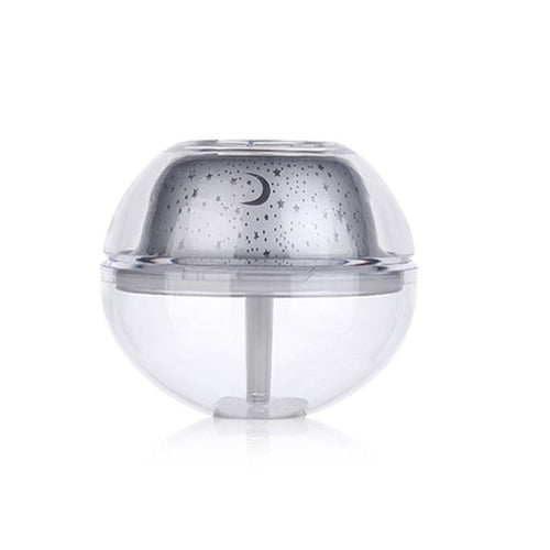 USB Crystal Night Lamp Projector 500ml Air Humidifier Desktop Aroma